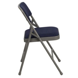 these classic metal folding chairs are perfect for everyday residential use and your next large gathering or event. Made from sturdy metal and fabric upholstery