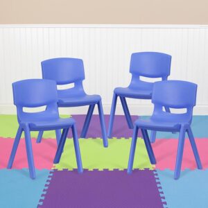 Safeguard your young students with proper classroom chairs that are designed for safety as you provide educational lessons to rambunctious pupils. The one-piece shell chair doesn't have any metal pieces. Boasting a gender-neutral finish