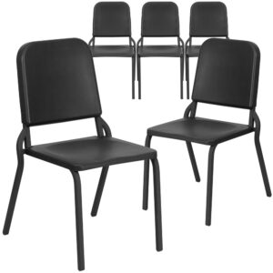 Give your musicians music seating that is specifically designed with their needs in mind when you choose Flash's HF-MUSIC-GG Melody Band Chair. This innovative flared-legged music chair is not only stylish but extremely affordable! Students are certain to enjoy the comfort of an ergonomically-designed music chair. The HF-MUSIC-GG music chair is designed with band-pitch style and features a seat-to-back angle of 97 degrees to allow for maximum comfort associated with breathing capability. The chair's painted black back legs are positioned at the proper angle to provide choral or band pitch. The polypropylene seat and back are contoured for extra comfort