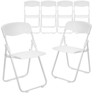 Plastic folding chairs are the choice of many event planners for their lightweight design