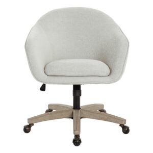 the Nora Office Chair by OSP Home Furnishings™ is a natural choice. With plush design and rustic-finished solid-wood base