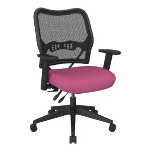 Deluxe Chair with AirGrid® Back and Pink Mesh Seat