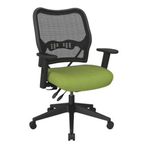 Deluxe Chair with AirGrid® Back and Green Mesh Seat