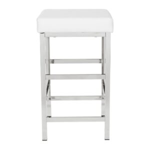 kitchen island or casual eating area witlessness backless counter height bar stool