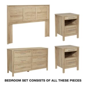 Create the perfect bedroom or guest room with our Stonebrook bedroom set. Suite includes: One Queen/full headboard