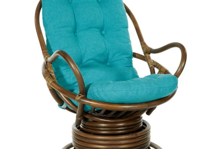 Kick back and relax with our Kauai Rattan Swivel Rocker.  This woven rattan rocker will turn up the wow factor in any room. A great seating option for watching movies