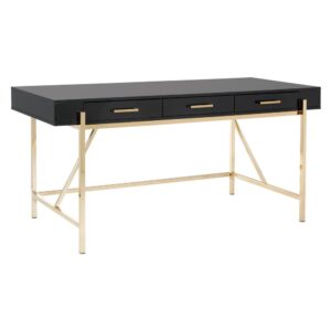Create the chic workspace of your dreams with our beautiful Broadway desk by OSP Home Furnishings. This stunning high-gloss