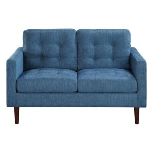 Set the stage with our refined Mid-Century Modern Loveseat