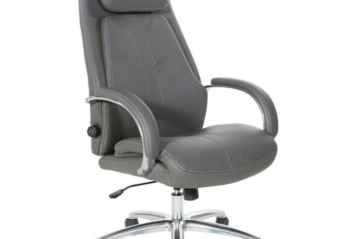 Bring a well-designed professional appearance to any office with our Executive Bonded Leather High-Back Chair. This Pro-Line II™ chair features contour seat and back