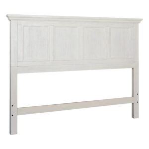 Farmhouse Basics Queen Bed in Rustic White: Headboard Only