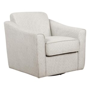 swivel arm chair will feel at home in any living room