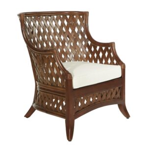 Update any room with trending rattan! Our Kona Rattan Chair by OSP Home Furnishingstm will bring elegance to the dining room