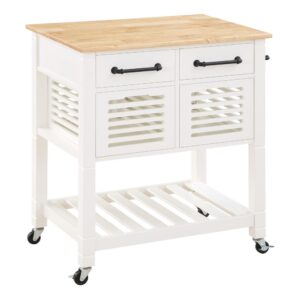 our Kitchen Cart with Granite Top