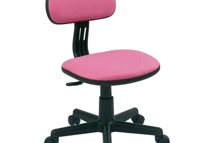 Student Task Chair in Pink Fabric