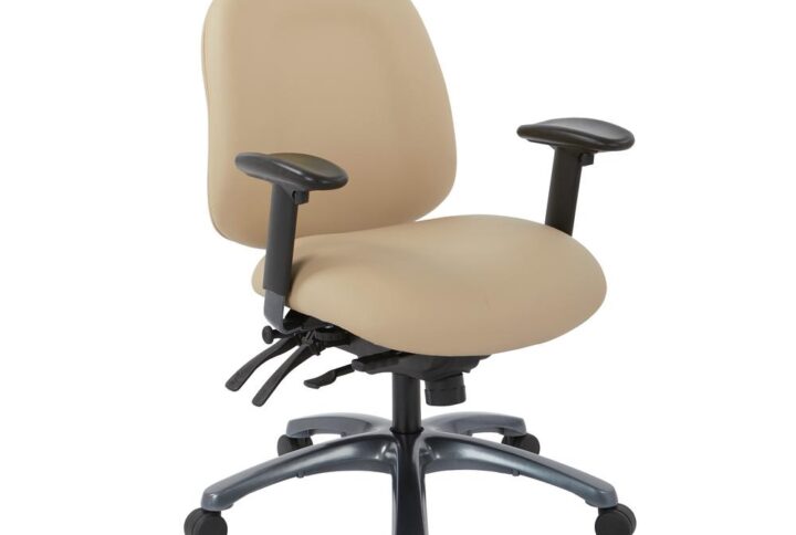 Work in comfort and style in the new Pro-Line II® Multi-Function Mid-Back Chair. Perfect for workers who spend extended periods of time at their work stations