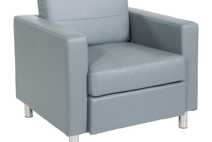Subtle grace and affordable comforts are guaranteed with the Pacific Armchair from Avenue Six. This club style chair is designed with a contemporary edge in high performance