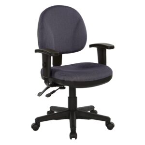 Find your comfort zone this ergonomic office chair designed to keep you on task. The thick padded seat and back with built in lumbar support offers superior comfort