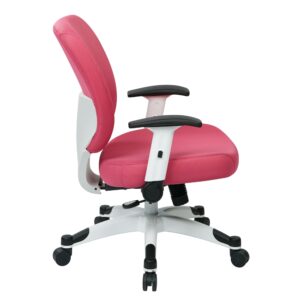 Height Adjustable Flip Arms and Coated Nylon Base(Pink)