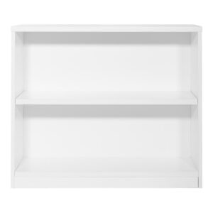 binders and files neatly arranged in your home or office with Office Star 2-Shelf Multipurpose Bookcases. Constructed with commercial-grade thermally fused laminate and heavy-duty 1” thick shelves with smooth
