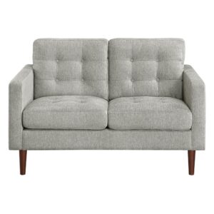 Set the stage with our refined Mid-Century Modern Loveseat