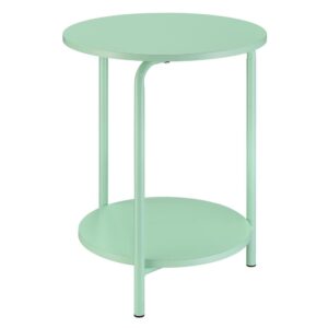 Wake up any room with our colorful side tables. The 2-shelf design is ideal for holding a lamp