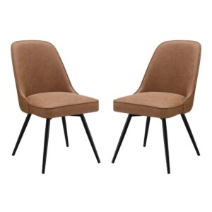 Enjoy a mid-century modern design that is both attractive and comfortable. Ideal for any casual eating area