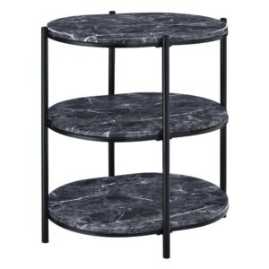 Elevate any room with the Renton 3-Tier Oval Table. The 3-shelf design is ideal for holding a lamp