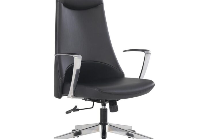 Bring a well designed professional appearance to any office with our High-Back Antimicrobial Fabric Chair. This Pro-Line II™ chair features one touch pneumatic seat height adjustment and 2-to-1 synchro locking tilt control with adjustable tilt tension. Other features include fixed padded aluminum arms and antimicrobial fabric on all seating surfaces. Complete with heavy duty chrome base with dual wheel carpet casters and is backed by a limited lifetime warranty.
