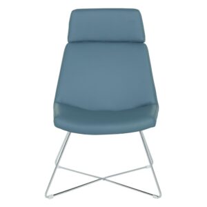 the Geena Guest Chair by Work Smart® brings fashion to the workplace. Ideal for a lobby