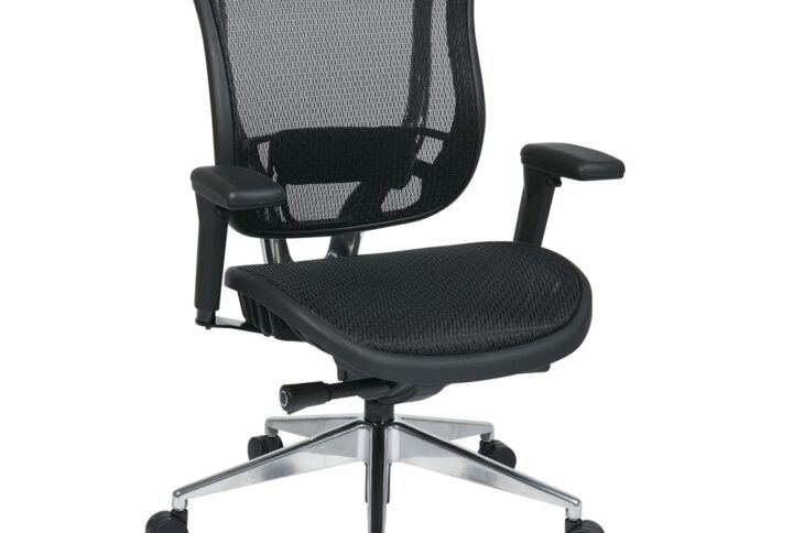 SPACE Big and Tall Executive High Back Chair with Soft Padded Arms