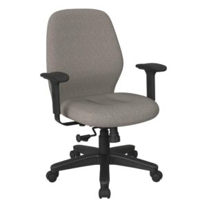 The 2-to-1 Synchro Tilt Managers Chair is designed with comfort in mind. Complete with a thick padded contour seat and back