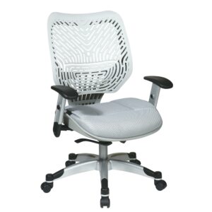Unique Self Adjusting Ice SpaceFlex® Back Managers Chair. Self adjusting SpaceFlex® Backrest Support System with Breathable Shadow Mesh Seat