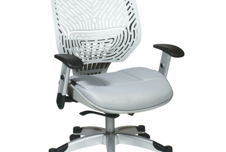 Unique Self Adjusting Ice SpaceFlex® Back Managers Chair. Self adjusting SpaceFlex® Backrest Support System with Breathable Shadow Mesh Seat