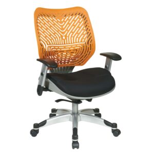 Unique Self Adjusting SpaceFlex® Tang Back Managers Chair. Self adjusting SpaceFlex® Backrest Support System with Breathable Raven Mesh Seat