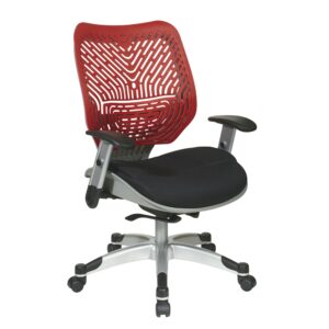 Unique Self Adjusting Cosmo SpaceFlex® Back Managers Chair. Self adjusting SpaceFlex® Backrest Support System with Breathable Raven Mesh Seat