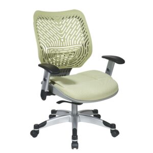 Unique Self Adjusting Kiwi SpaceFlex® Back Managers Chair. Self adjusting SpaceFlex® Backrest Support System with Breathable Kiwi Mesh Seat