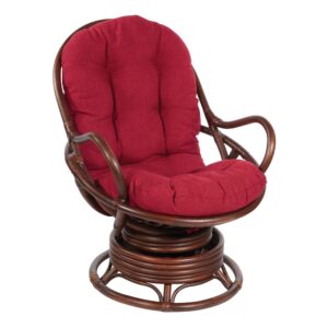 Kick back and relax with our Kauai Rattan Swivel Rocker.  This woven rattan rocker will turn up the wow factor in any room. A great seating option for watching movies