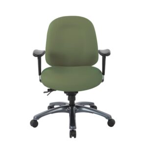this intelligently designed chair provides comfort and support to both your body and mind. Intelligently outfitted with a vertically adjustable Ratchet back height adjustment