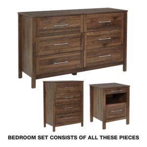 Create the perfect bedroom or guest room with our Stonebrook bedroom set. Suite includes one 6-drawer dresser