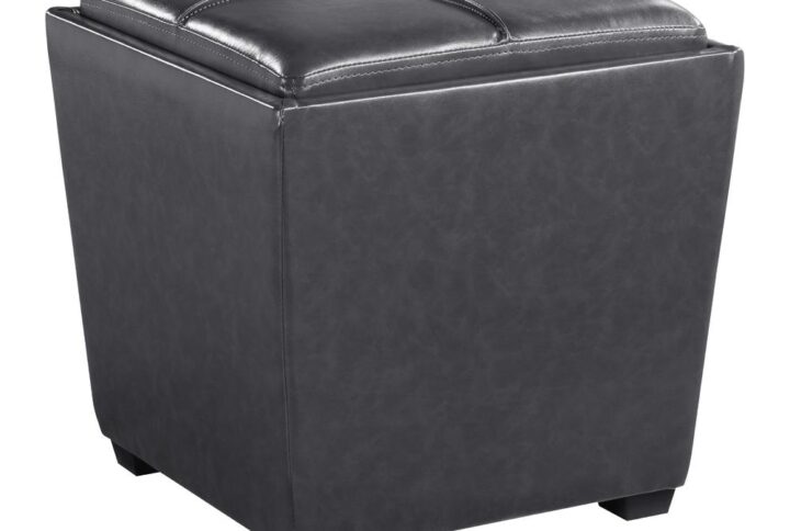 Complete any room with our contemporary Rockford storage ottoman. Remove the lid and stow toys