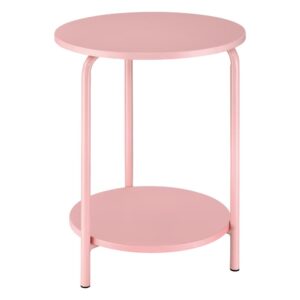 Wake up any room with our colorful side tables. The 2-shelf design is ideal for holding a lamp