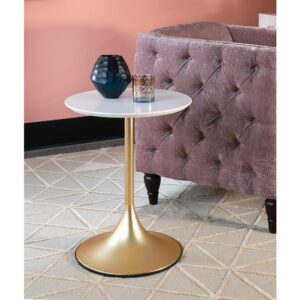 this modern side table delivers plenty of personality.