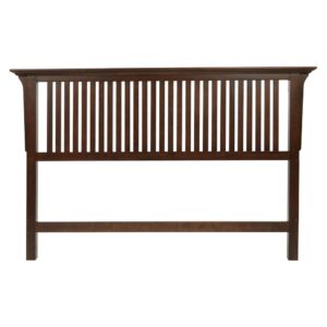 The Modern Mission Collection is an updated version of the traditional Craftsman design. The renewed look has enhanced darker hues in the finish with a deep oak grain look and feel. This king bed frame is resiliently crafted with twenty eight slats built in to provide the quintessential mission look. Easy to assemble and built to last with its wood frame and Vintage oak finish