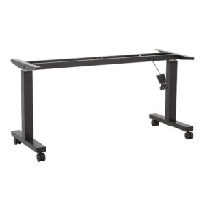 Take a stand. Enjoy the flexibility of a sit stand workstation with this standing desk base. Designed to accommodate the 842T25 table top