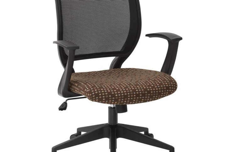 Strap in for a comfortable chair that’s perfect for getting tasks done. Fixed designer arms make suitable armrests while sitting comfortably on the woven mesh back. Adjustable tilt tension and locking tilt control puts you in charge of this chair's functionalities. Built-in lumbar support and one-touch pneumatic height adjustment assures relaxing support during long work sessions. An ergonomic solution is just around the corner with the Task Chair from Worksmart.