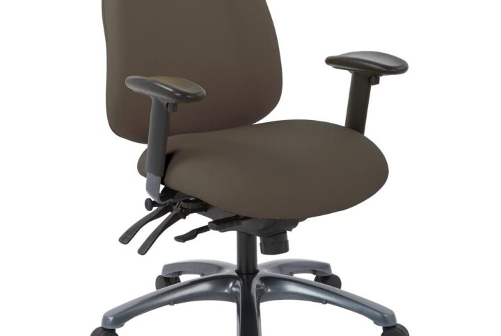 Work in comfort and style in the new Pro-Line II® Multi-Function Mid-Back Chair. Perfect for workers who spend extended periods of time at their work stations