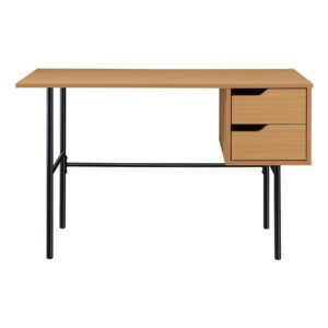 Enjoy both form and function with the Denmark Writing Desk. Large drawers keep office supplies and accessories organized and close at hand. A natural