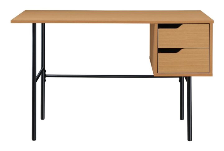 Enjoy both form and function with the Denmark Writing Desk. Large drawers keep office supplies and accessories organized and close at hand. A natural