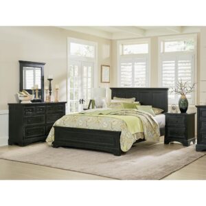 A transitional take on farmhouse design. The farmhouse basics queen bed collection will rejuvenate your home furnishings. This collection includes one queen bed set