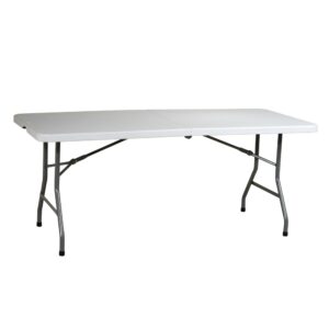 6' Resin Center Fold Multi Purpose Table